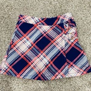 Janie And Jack Plaid Tweed Skirt